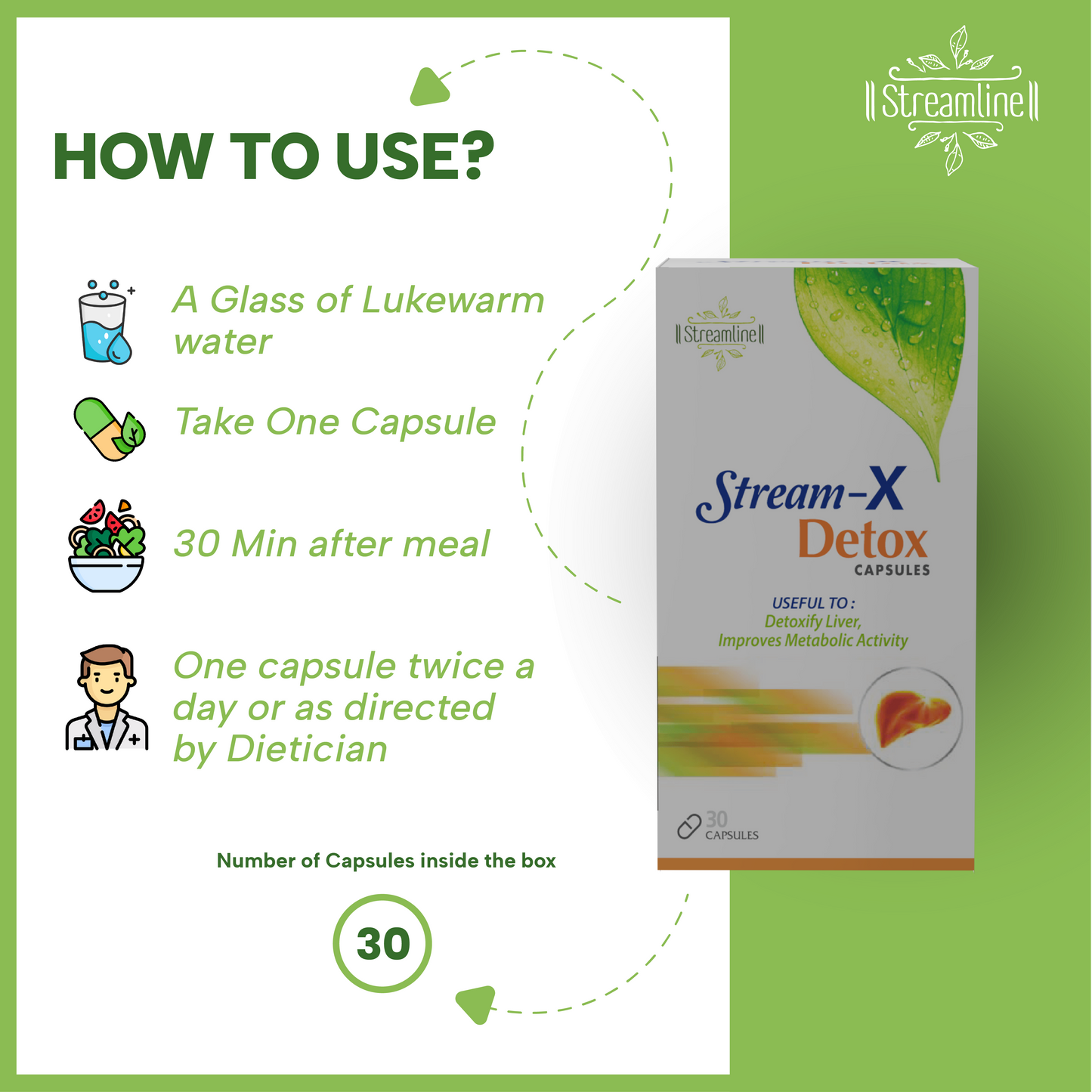 Streamline Herbal Stream-X Detox
