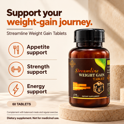 Streamline Weight Gain Tablets – Support Your Healthy Weight Gain Journey Naturally