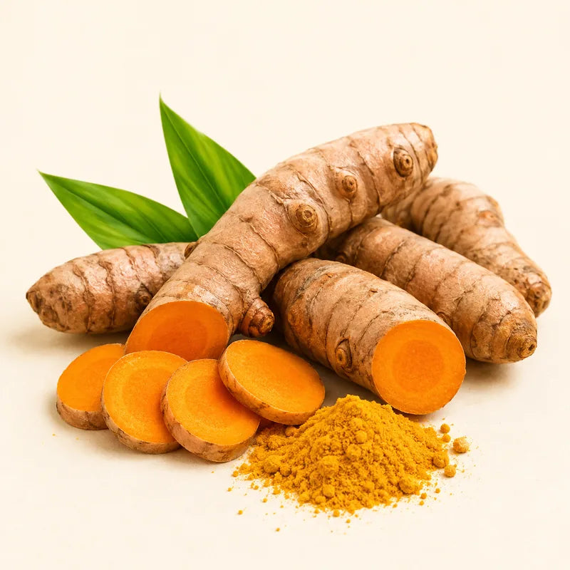Turmeric and curcumin ingredient visual